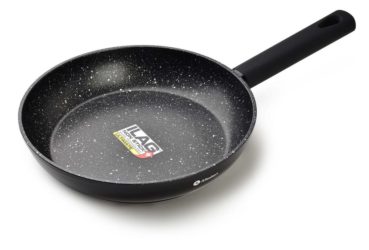 SCHMORPFANNE Valerian Schwarz 24/42/4.9 cm Metall - Schwarz, Metall (24cm) - Mondex