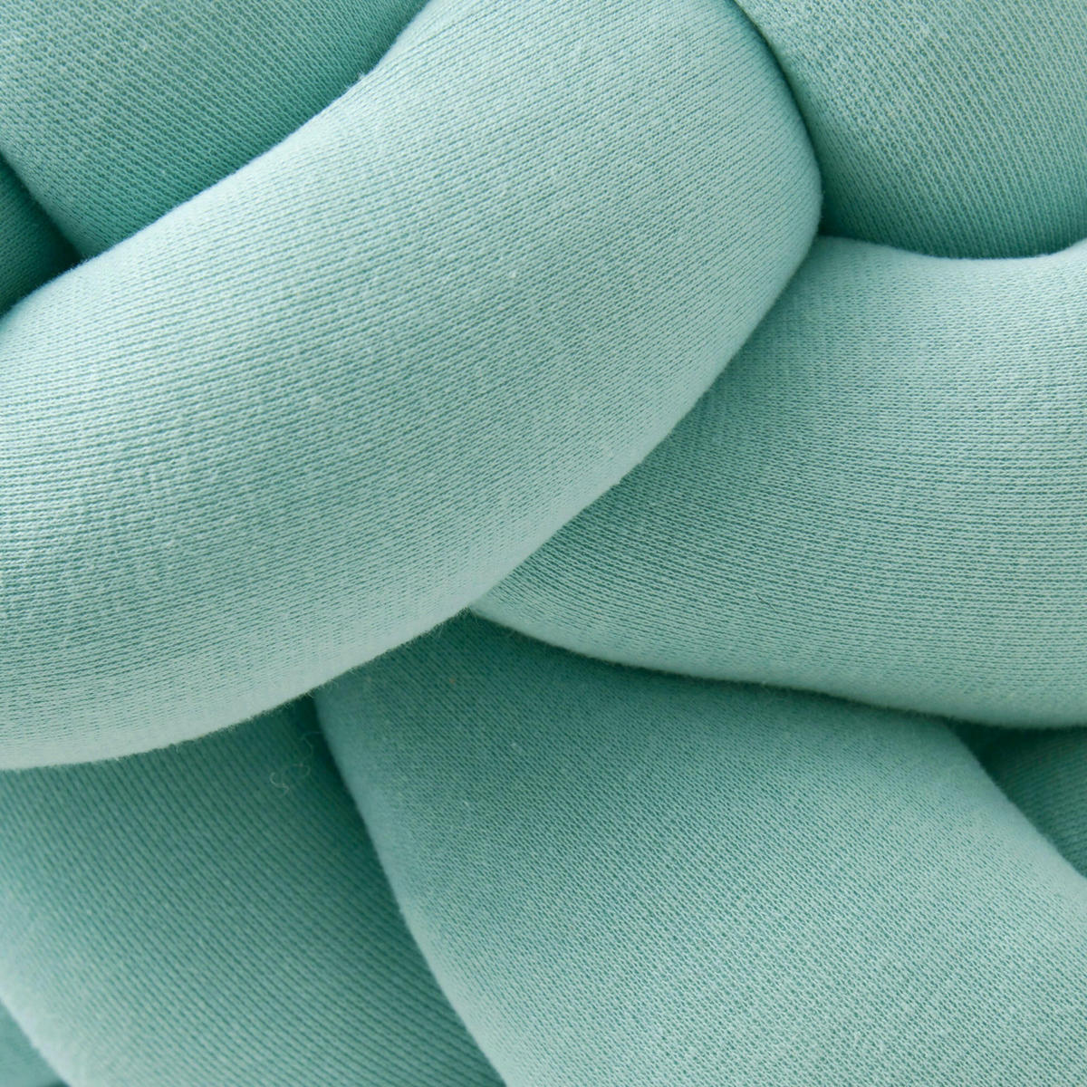 BETTSCHLANGE geflochten Mint Jersey - Mintgrün, Textil (16/200cm) - nordic coast company