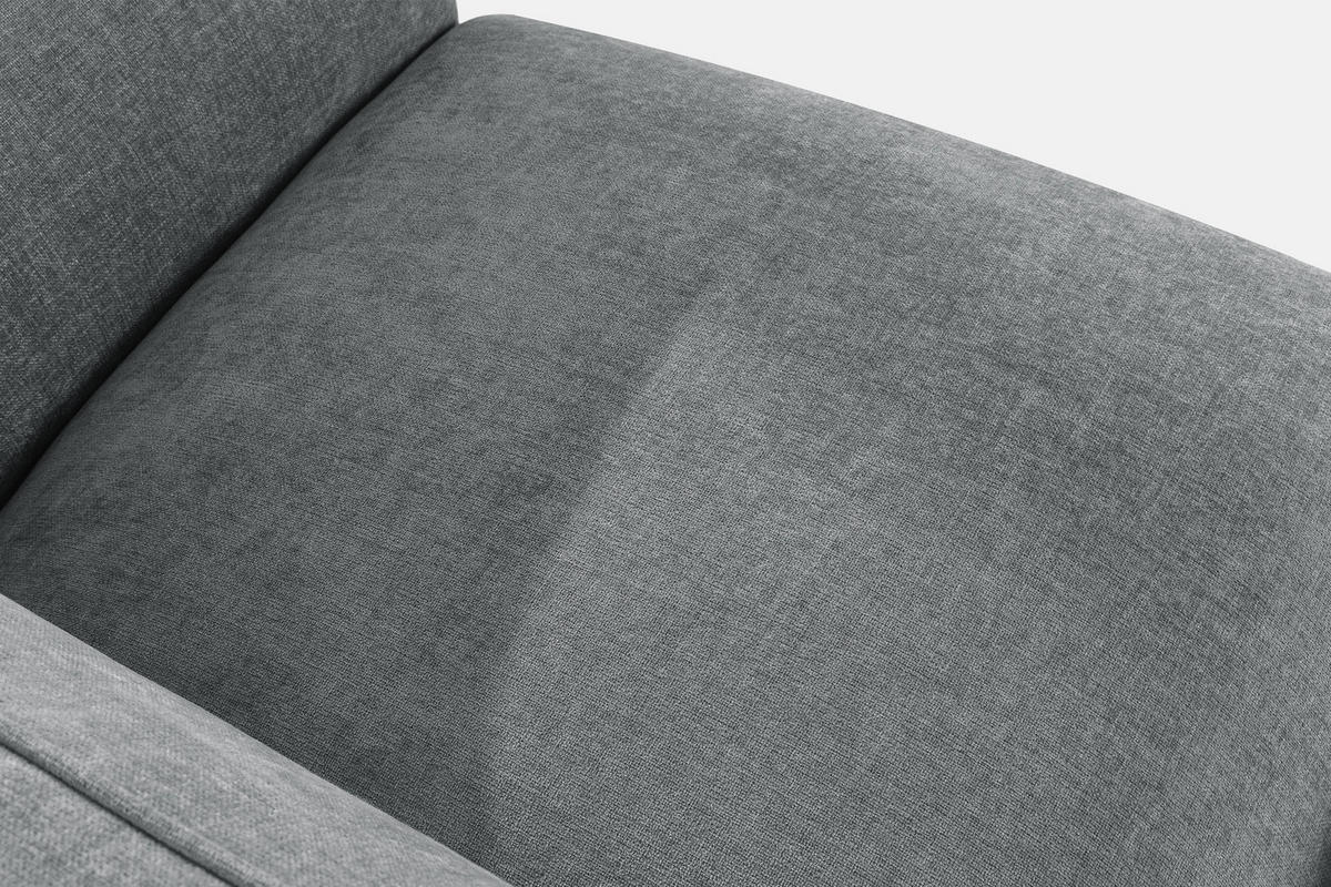 ECKSOFA LINKS FUBBO, Grau - Grau, Holz/Holzwerkstoff (225/176cm) - KONSIMO®