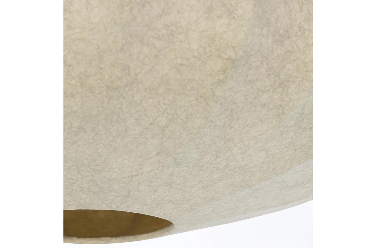 DECKENLEUCHTE FAY Ø50x22 cm, Braun, Kunststoff - Braun, Kunststoff (55/55/22cm) - Light & Living