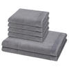 FROTTIERSET Premium 6-teilig - Grau, Textil (50/100cm) - MÖVE