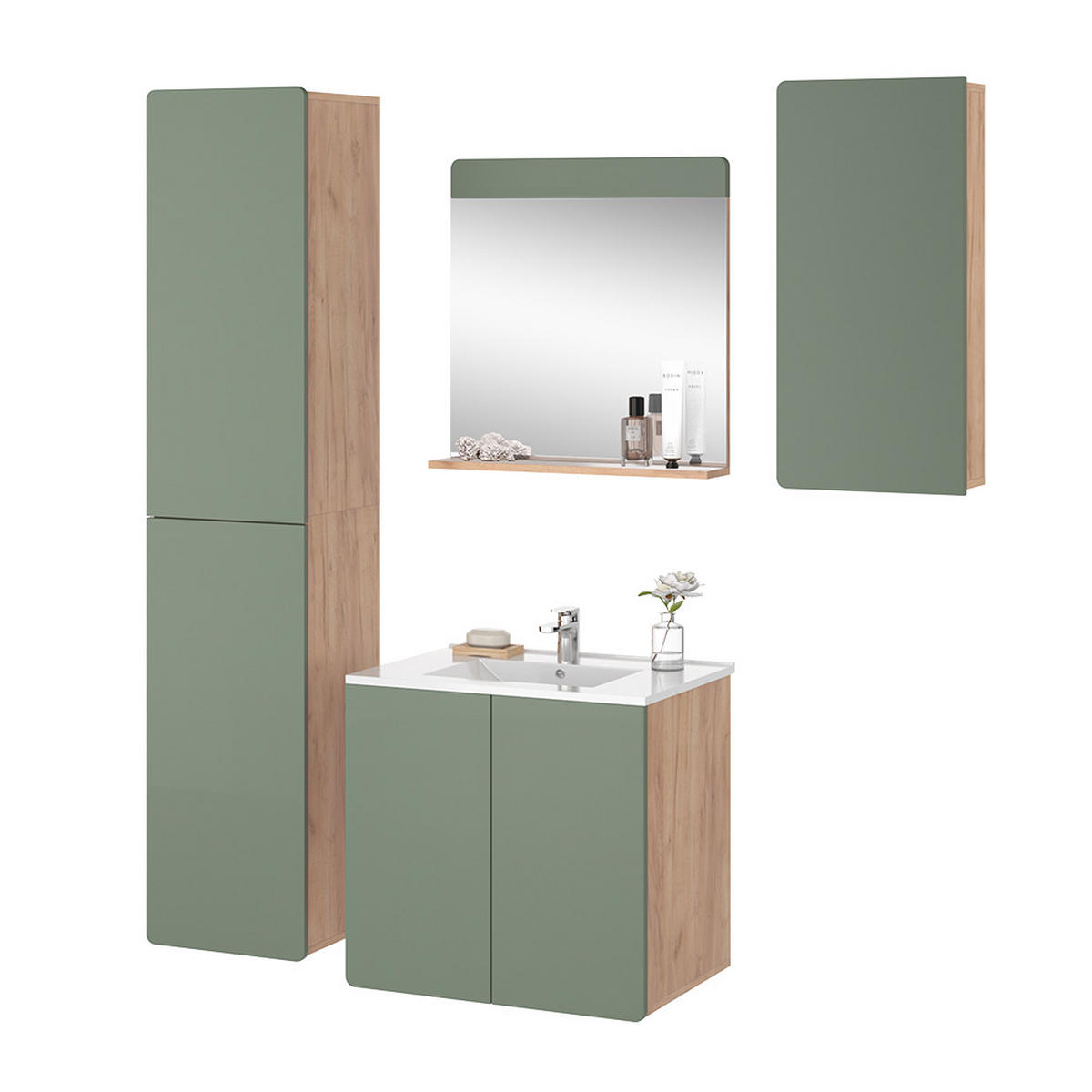 Eichefarben, Holzwerkstoff (61.8/57.8/44.8cm) - Vicco