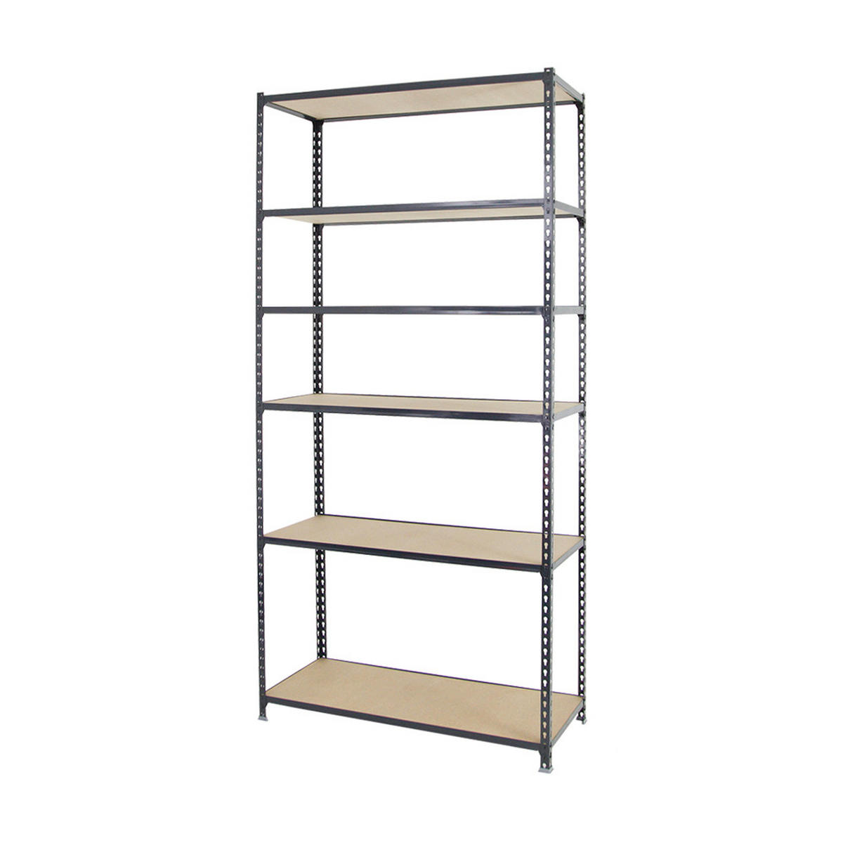 SCHWERLASTREGAL Giant Muli HxBxT 250 x 100 x 40 cm 6 Fachböden Fachlast 150 kg Anthrazit - Anthrazit, Metall (100/250/40cm) - PROREGAL