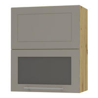 KÜCHENHÄNGESCHRANK Kvantum W8BS/60 Beige Matt / Eiche Artisan Matt 60 / 32,5 / 72cm - Beige/Eiche Artisan, Holz/Holzwerkstoff (60/72/32.5cm) - Feldmann-Wohnen