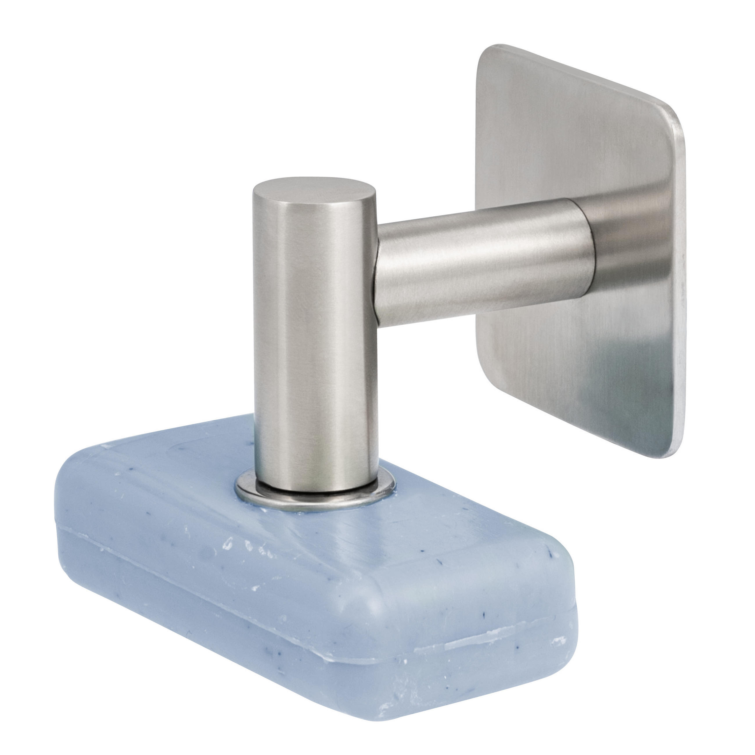 SEIFENHALTER, silber - Edelstahlfarben, Metall (6/6/6cm) - bremermann