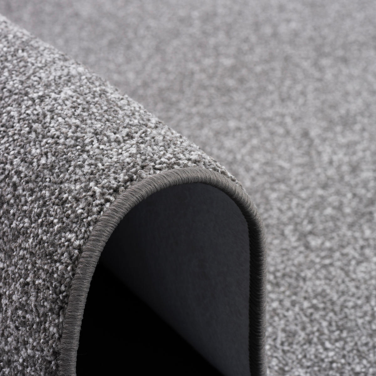 HOCHFLOR VELOURS TEPPICH LUNA MIX - Grau, Textil (140/200cm) - Snapstyle