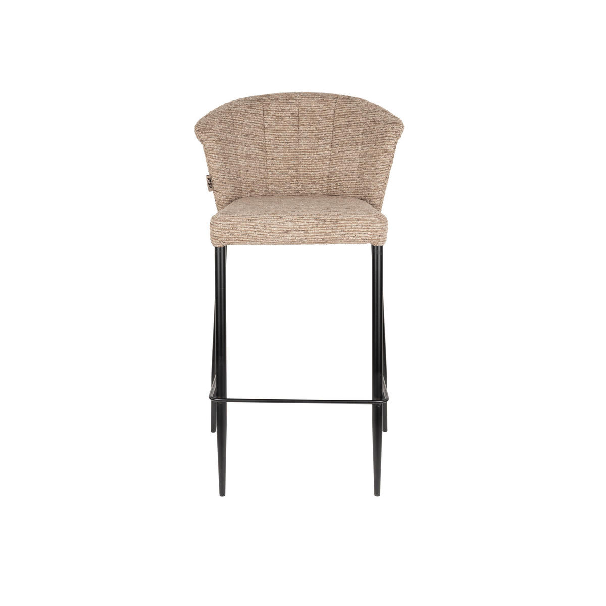 BARHOCKER Georgia Rückenlehne 73 cm Braun - 2 er Set - Braun, Holz (53.5/101/56cm) - Dutchbone