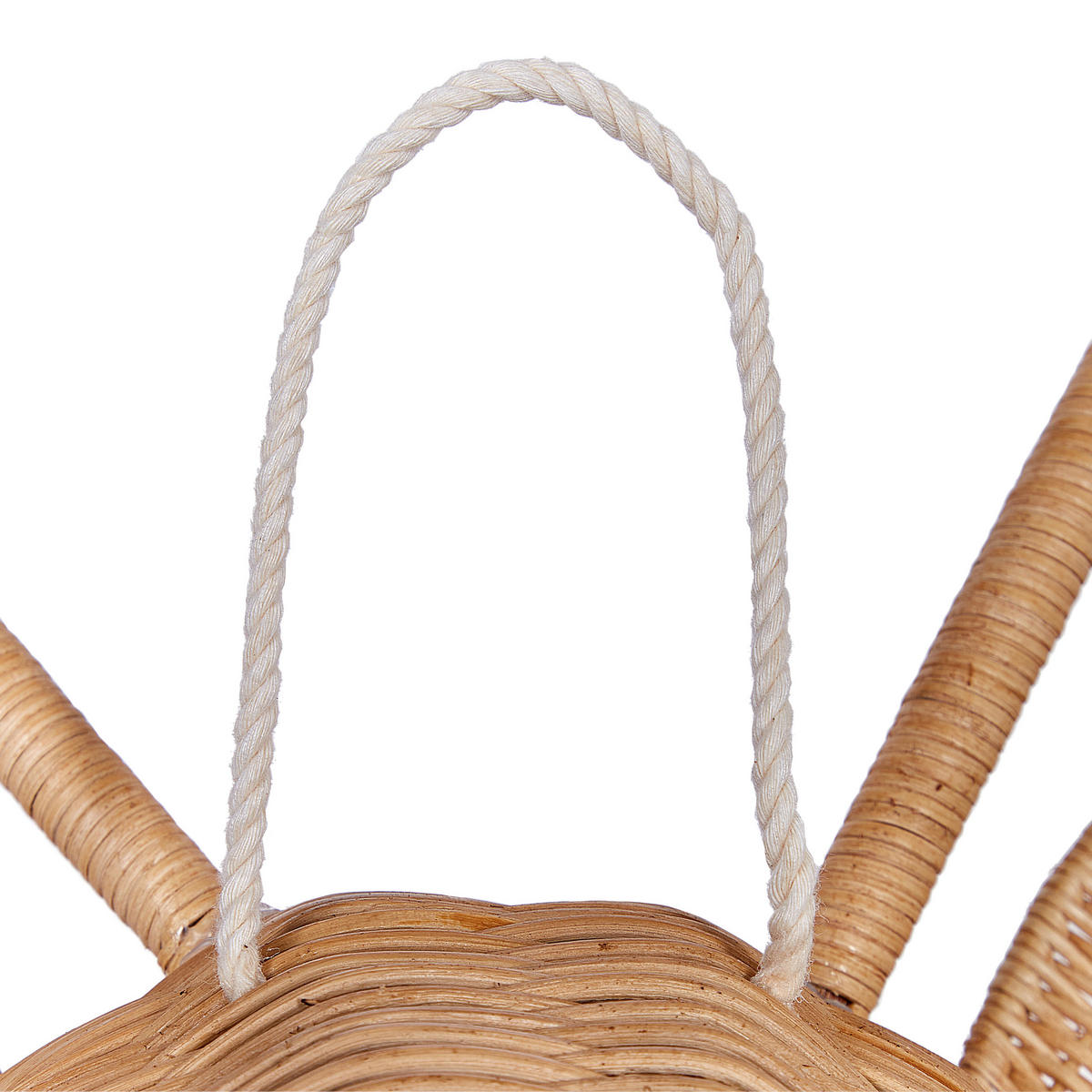 WANDDEKORATION Rattan natürlich Bananec - Naturfarben, Naturmaterialien (17/83/56cm) - Beliani