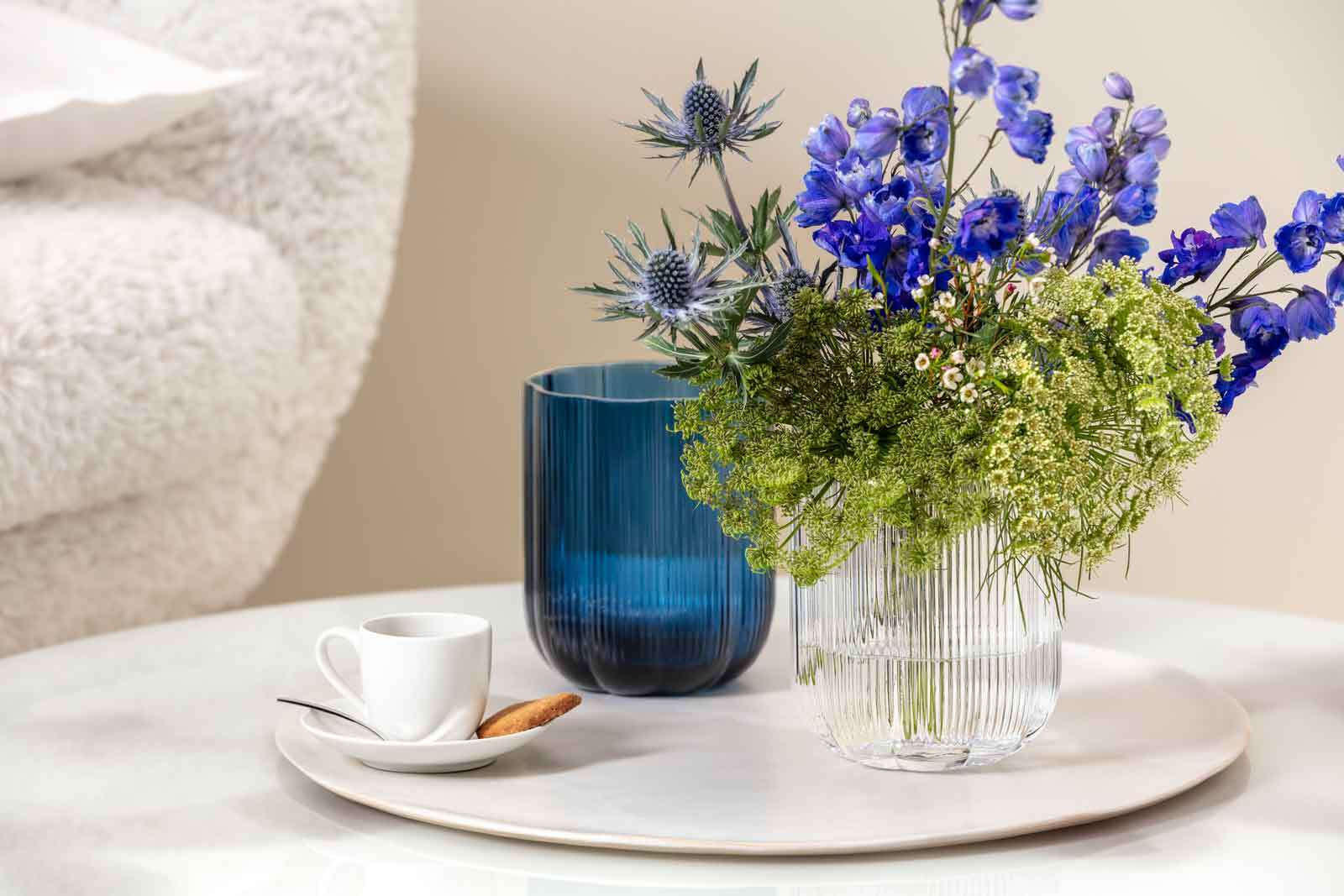 VASE Fleur blau 15 cm - Blau, Glas (15cm) - Villeroy & Boch