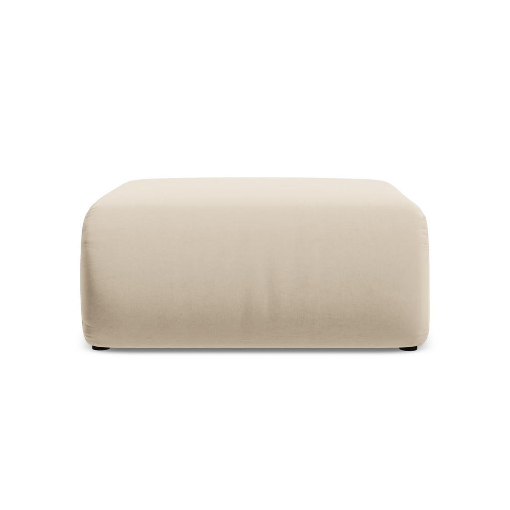 Thumbnail - Makamii Pouf, Creme, Textil, 1-Sitzer, Füllung: Schaumstoff, 94x40x89 cm, Made in EU, Wohnzimmer, Hocker, Sitzhocker