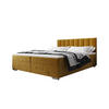 BOXBETT ZILANO 2 mit Matratze H3 und Topper 140x200 Itaka 33 - Orange, Holz/Textil (140/200cm) - Bedante