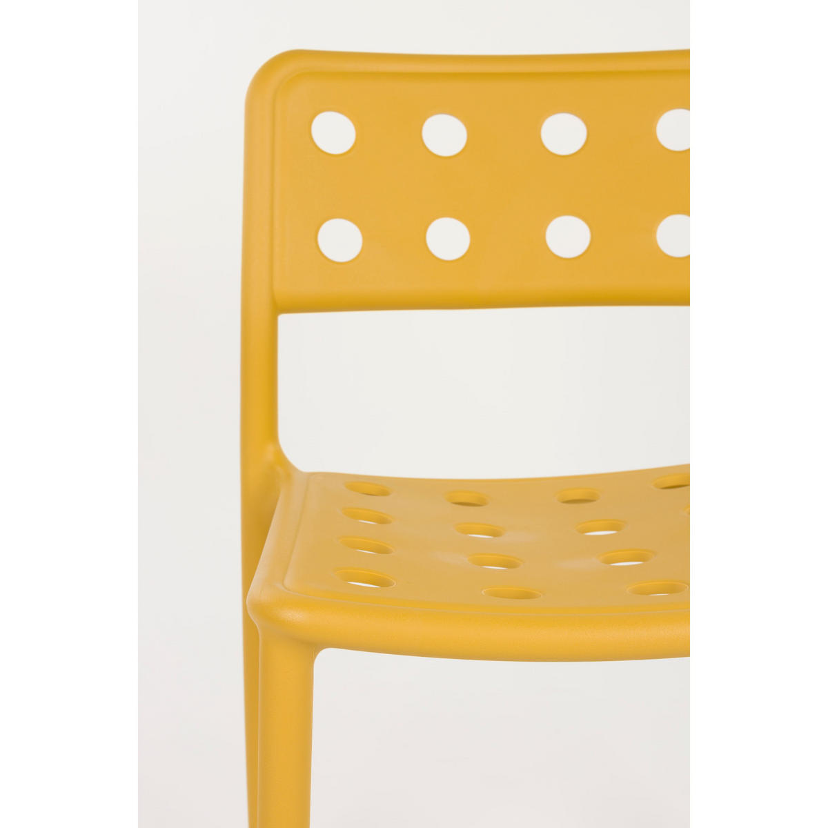 ESSZIMMERSTUHL Serra Gelb - 4 er Set - Gelb, Kunststoff (42/80/53cm) - Housecraft Living