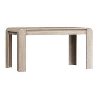 ESSTISCH LEGAME Ausziehbar 144,5 - 184,5 / 80 x 76,2 cm - Eichefarben/Sonoma Eiche, Holz (144.5/80/76.2cm) - MASSENO