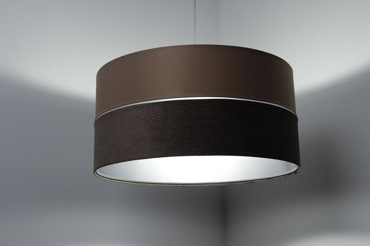 HÄNGELEUCHTE Beige 40/20 cm - Beige/Braun, Kunststoff (40/0.6/20cm) - ONZENO