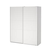 SCHIEBETÜRENSCHRANK, Como, Weiß, Holzwerkstoff, 179 x 67 x 221 cm - Weiß, Holzwerkstoff (179/221/67cm) - ebuy24