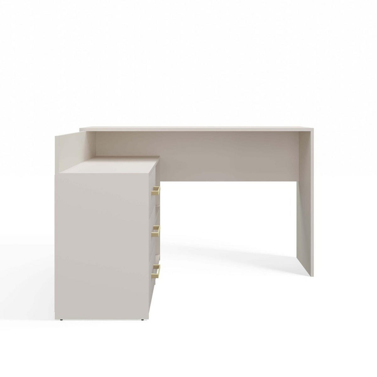 SCHREIBTISCH Kaschmir Beige 120/76/50 - Kaschmir, Holzwerkstoff (50/120/76cm) - RAUMHIRSCH FURNITURE