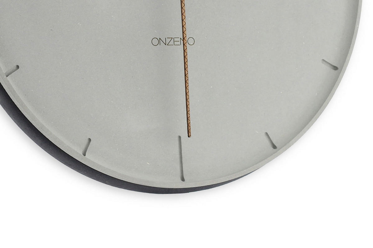 WANDUHR Design Grau 29/29 cm - Grau, Holzwerkstoff (29/29/2cm) - ONZENO