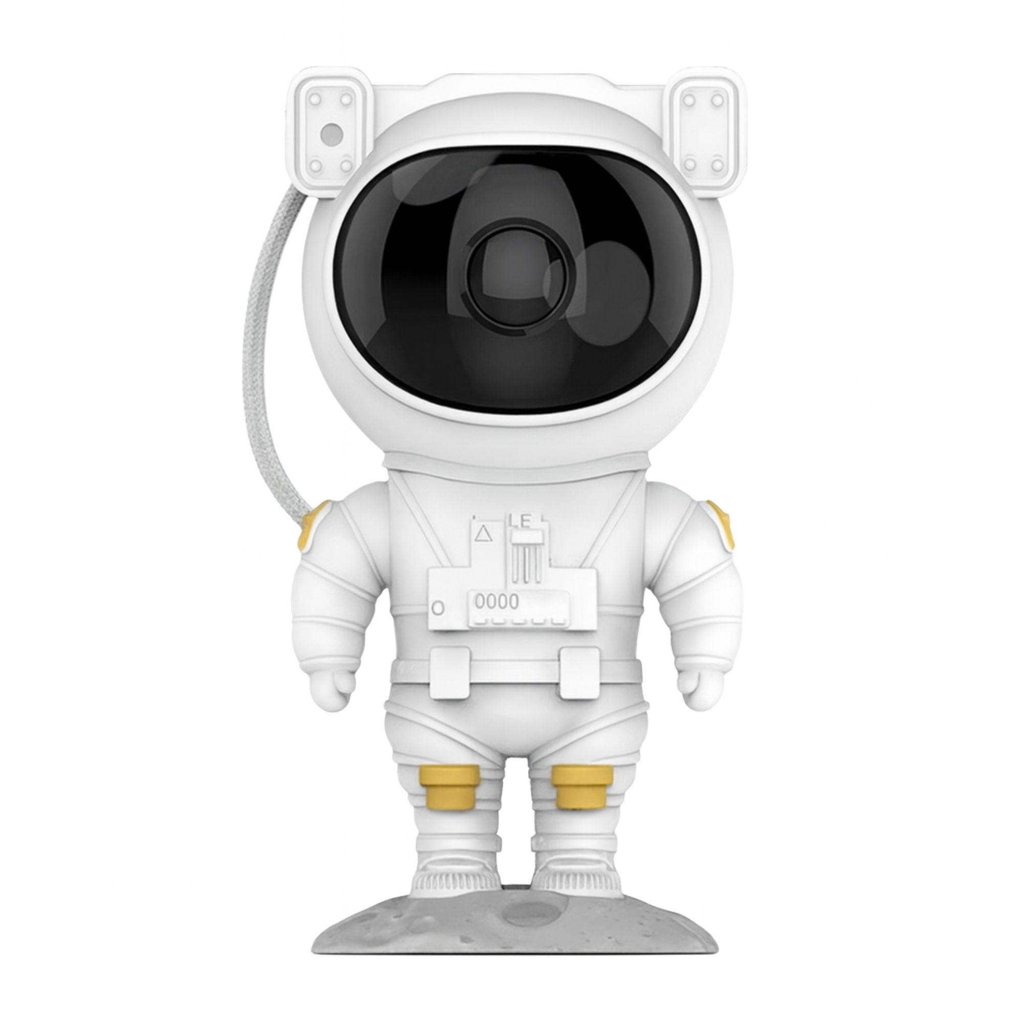 STERNENHIMMEL NACHTLICHT Astronaut Projektor für Kinder - Weiß, Kunststoff (12/12/22cm)