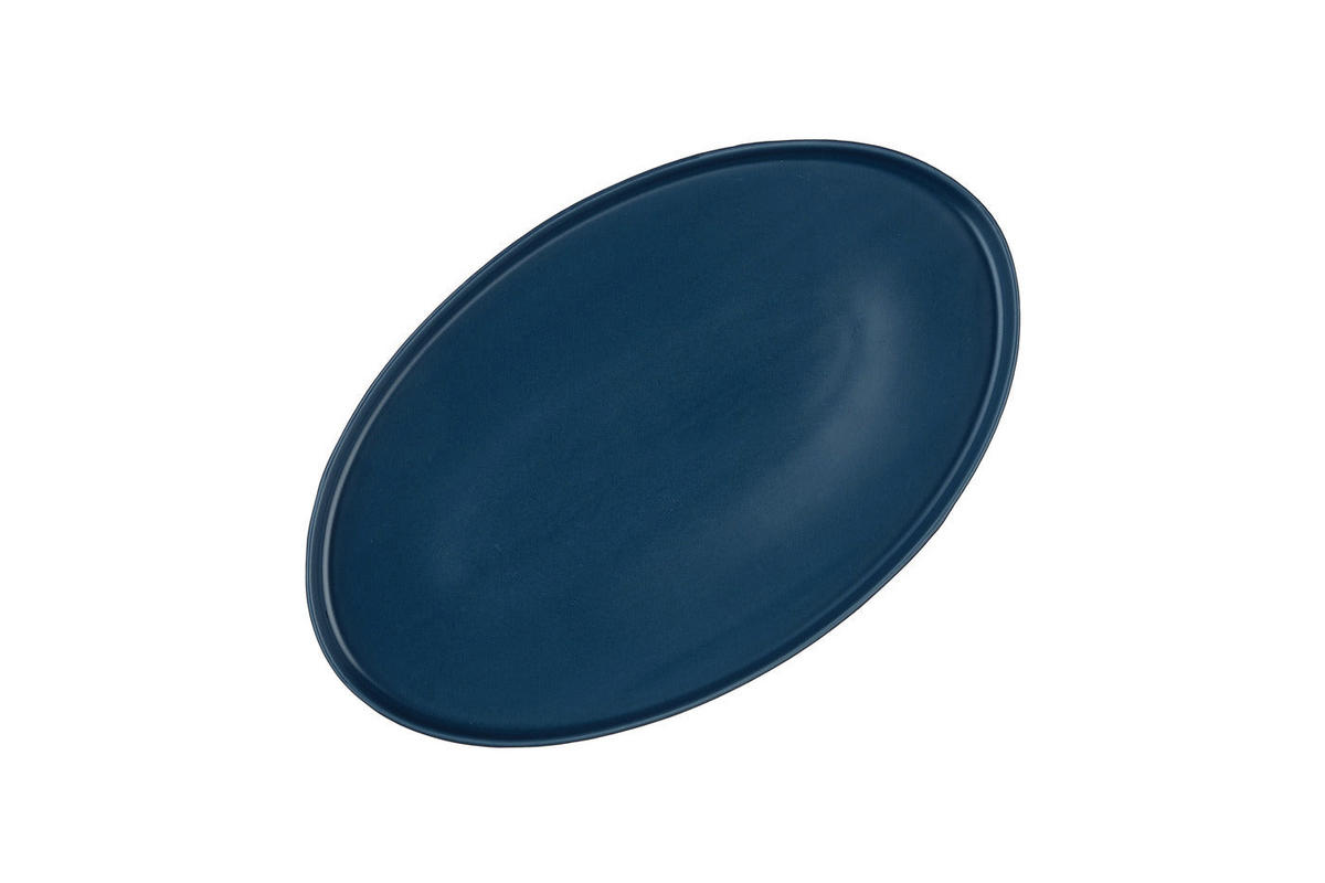 SERVIERPLATTEN Scandi - 3er-Set - Marineblau - Blau, Keramik (1/1/1cm) - Björn