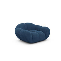 SESSEL Strukturstoff Dunkelblau - Dunkelblau, Textil (135/70/93cm) - VAROYAL