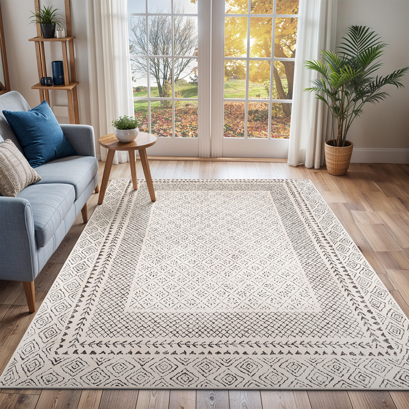 KURZFLORTEPPICH 120x170 cm Beige - Beige, Textil (140/200cm) - LIVABLISS