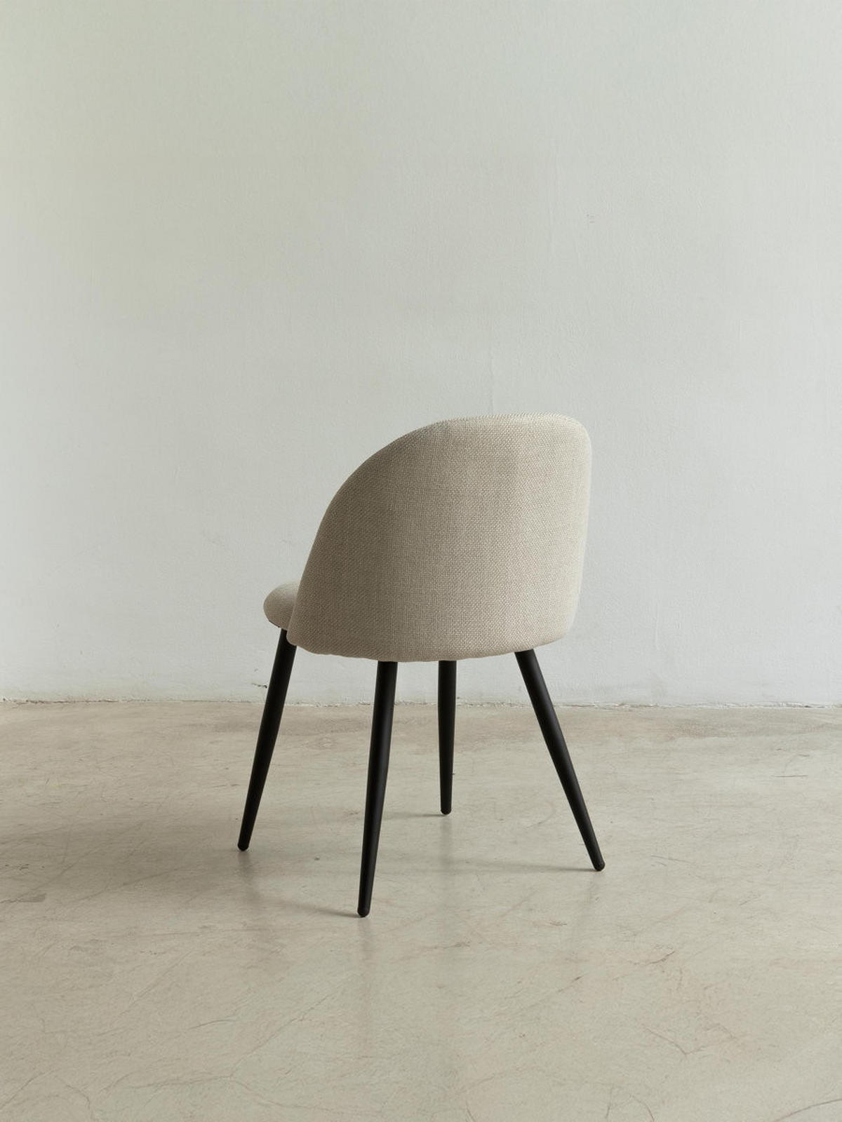 STUHL Brila Beige 51 cm x 77 cm - Beige, Textil (51/77/54cm) - Kenay Home