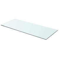 REGALBODEN Glas Transparent 70/30 Cm - Transparent, Glas (30/0.8/70cm) - vidaXL