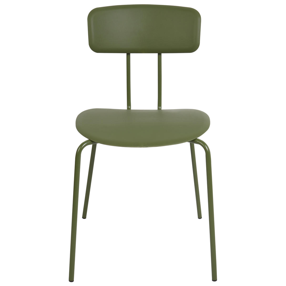 ESSZIMMERSTUHL 2er-Set Grün Sibley - Grün, Kunststoff (45/79/49cm) - Beliani