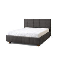 POLSTERBETT Reta Grande 160x200 in Siena Dark Gray - Dunkelgrau, Holz (160/200cm) - Letti Moderni
