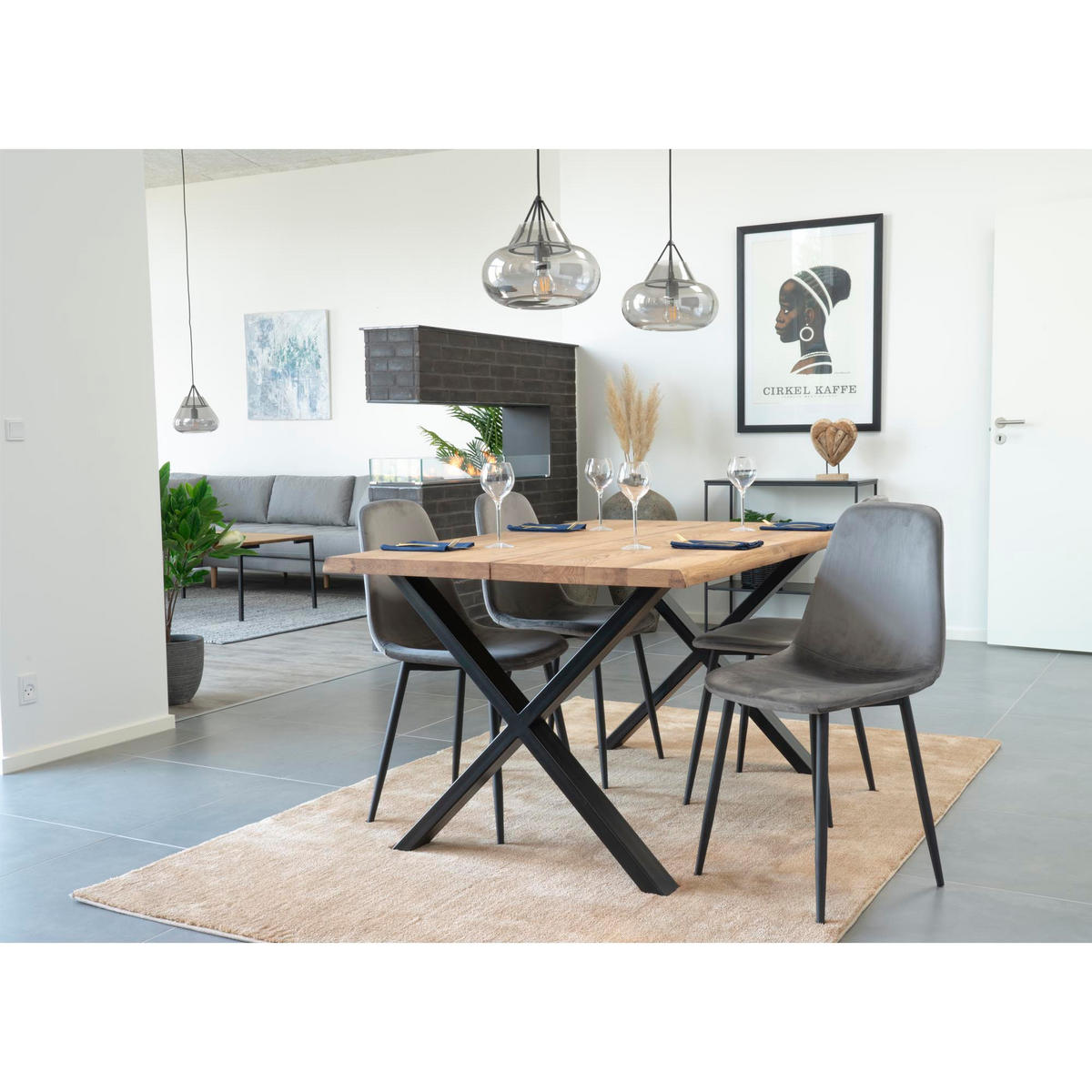ESSTISCH Eiche - Eiche Wotan, Holzwerkstoff (140/95/74cm) - ebuy24