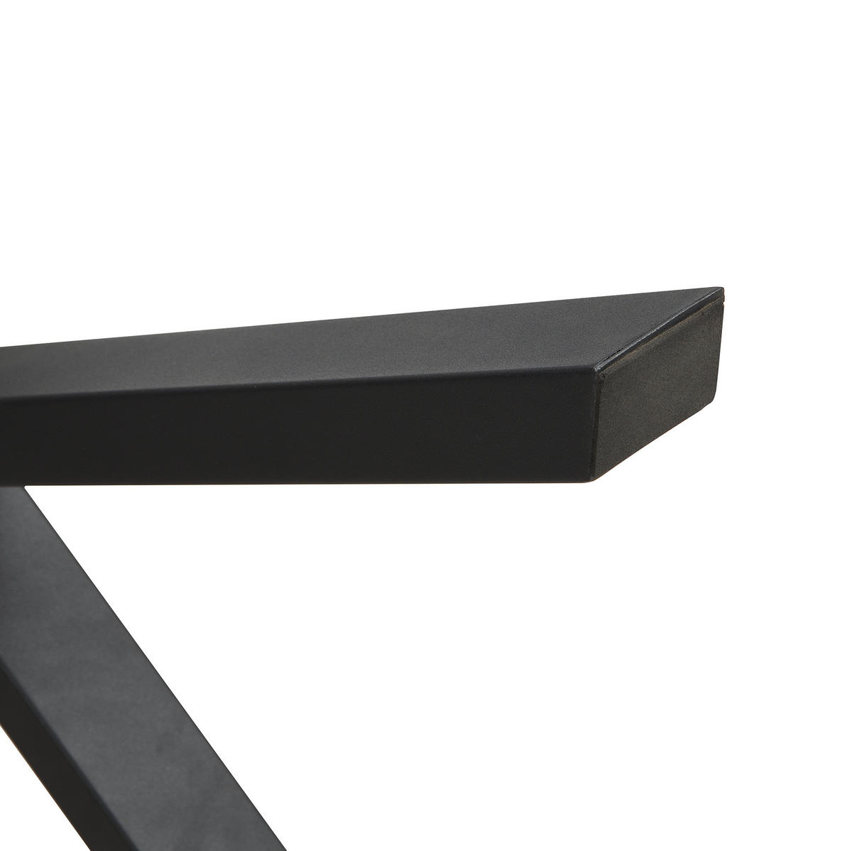 ESSTISCH mit Metallgestell 140/80/76 cm in Weiß Marmoroptik - Weiß, Holzwerkstoff (140/80/76cm) - BEAOK