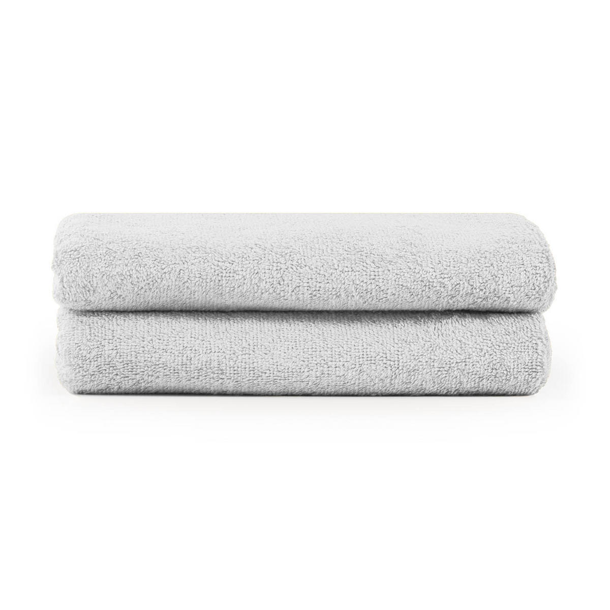 HANDTUCH 2er-Set, 2x Handtuch 50/100 cm, Weiß - Weiß, Textil (50/100cm) - Blumtal