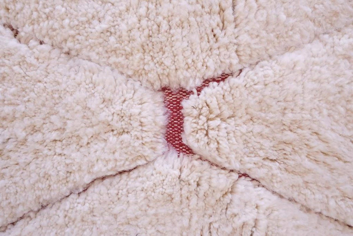 BERBERTEPPICH aus Marokko aus reiner Wolle 200x 300 cm - Rot, Naturmaterialien (200/300cm) - AFK Living