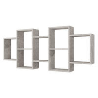 WANDREGAL Trio 001 - Grau, Holzwerkstoff (161/65/18cm) - MIRJAN24