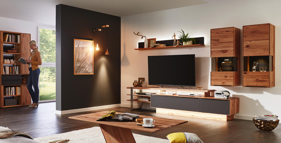Natürlich Wohnen Wohnzimmer Holz