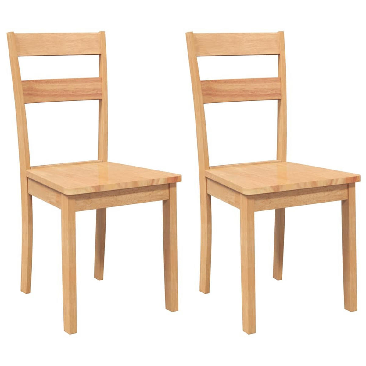 STUHL-SET 2 Stk Kranzhain 40/89/48 cm - Braun, Holz (40/89/48cm) - ZMH