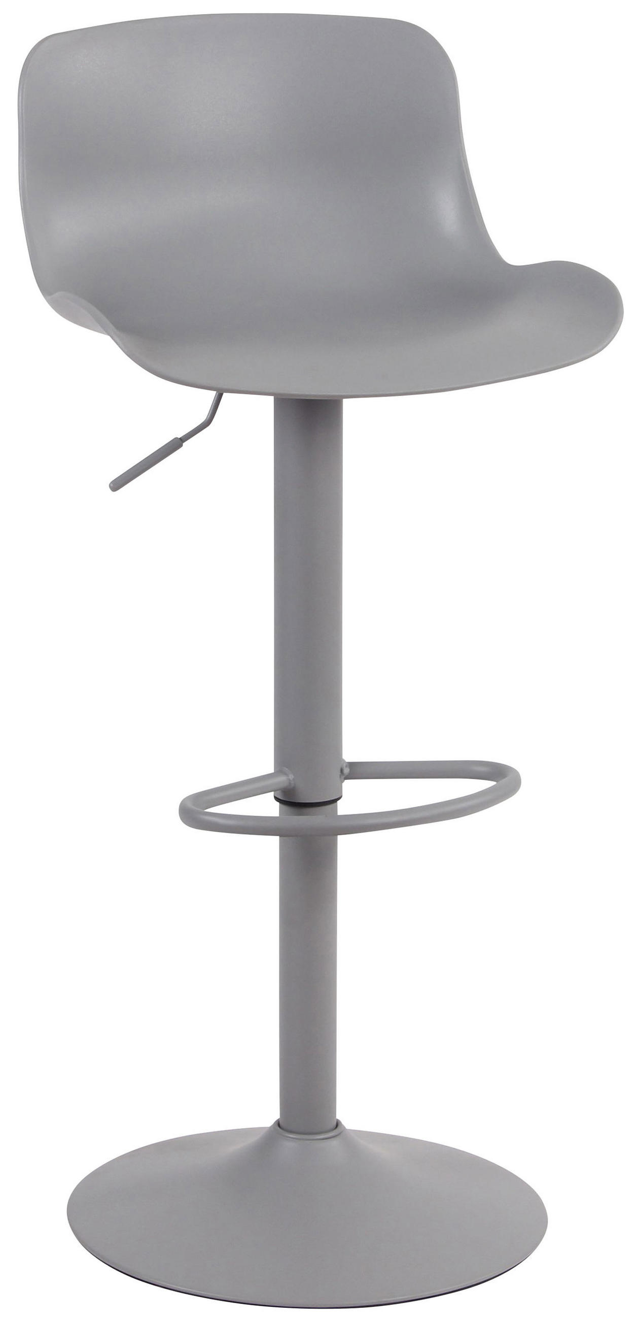 BARHOCKER Kunststoff grau - Grau, Kunststoff (44.0/44.0/81.0cm) - CLP