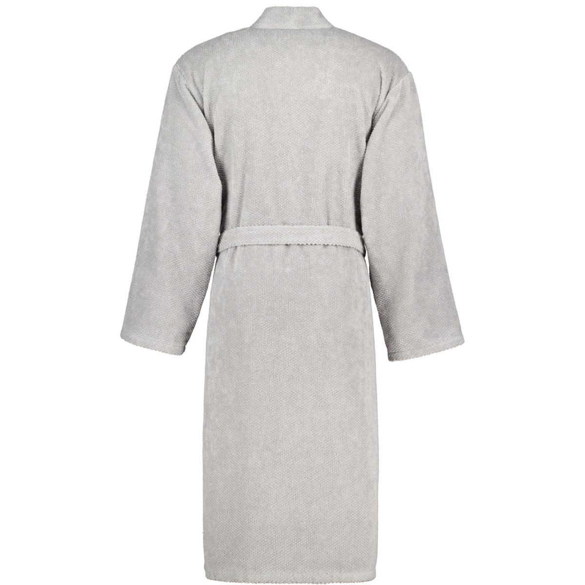 BADEMANTEL HERREN KIMONO PURE 5622 STEIN - 727 - Grau, Textil (Lnull) - Cawoe