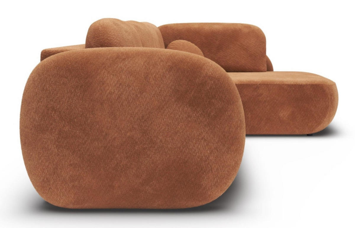 ECKSOFA Orange OLIVIO II Ausziehbar Rechts - Orange, Textil (190/289cm) - Sepro Meble