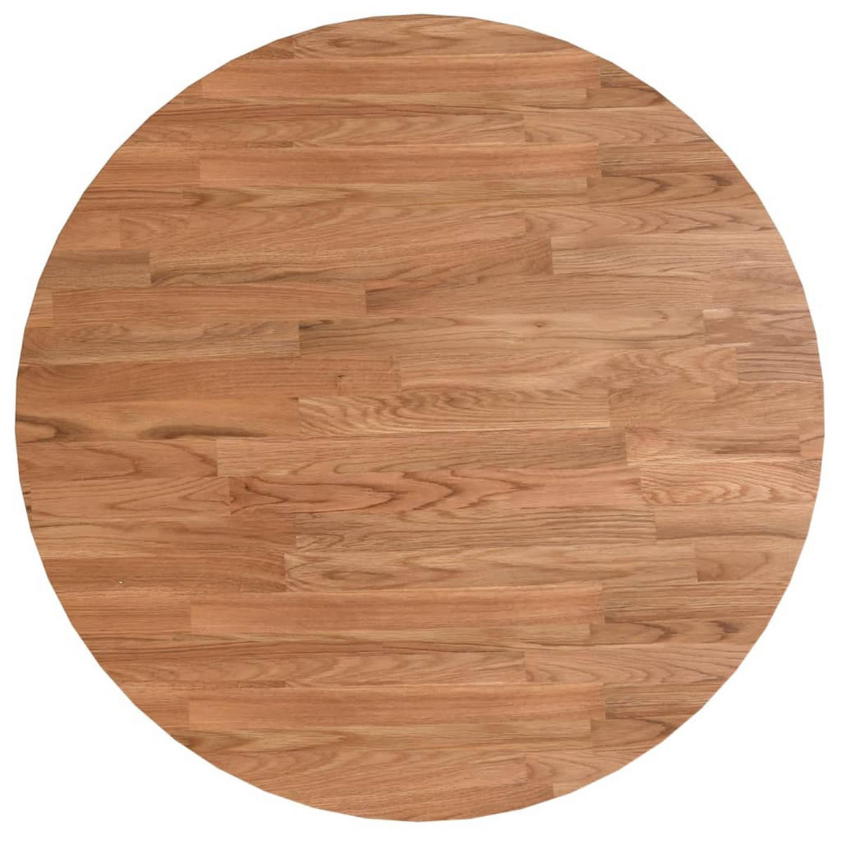 TISCHPLATTE Runde Hellbraun Ø60/1,5 Cm Behandeltes Eichenholz - Hellbraun, Holz (60/60/1.5cm) - vidaXL