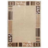 HANDTUFTTEPPICH Hawai 140x200 cm - Beige, Textil (140/200cm) - THEKO