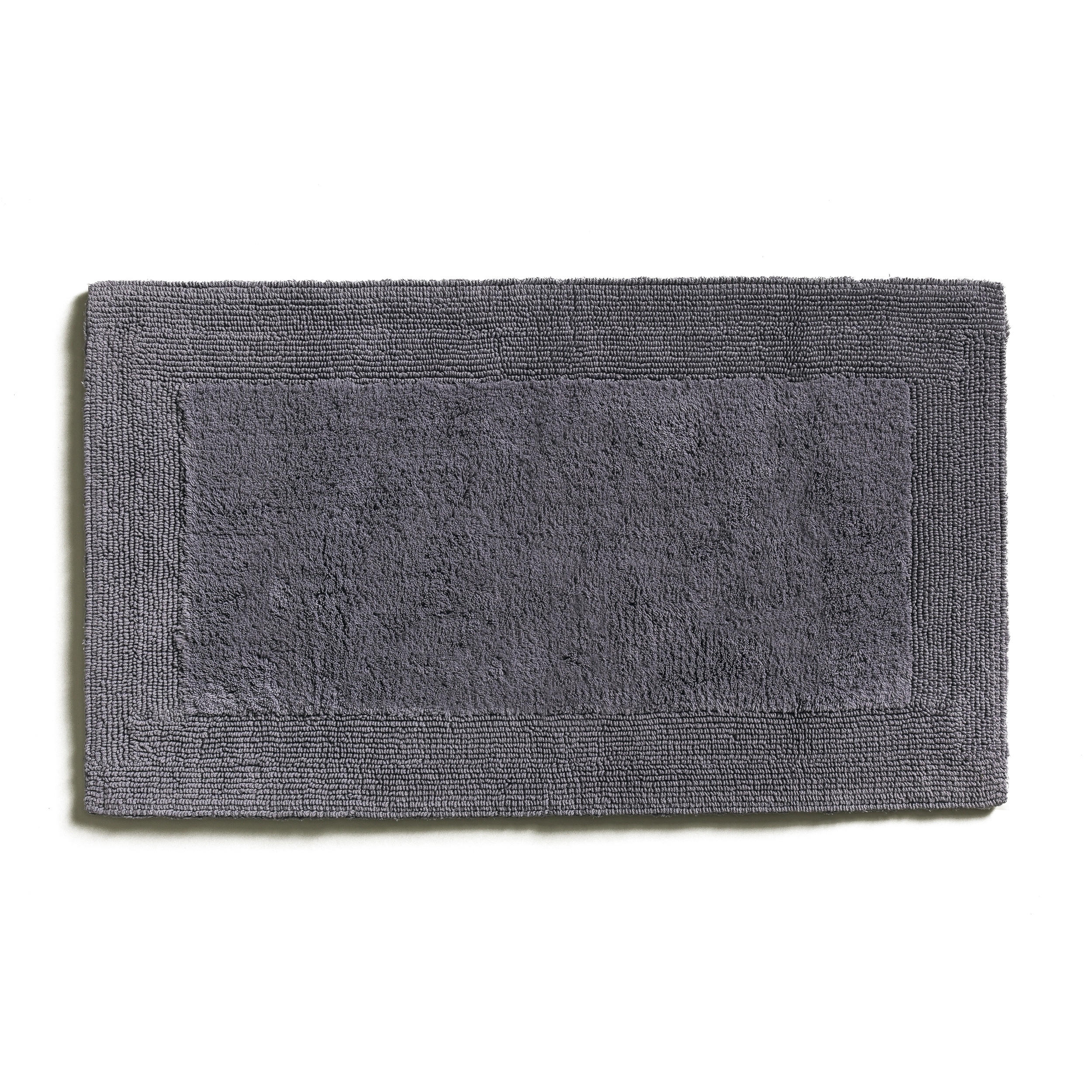 BADEMATTE DOUBLEFACE - Grau, Textil (60/100cm) - MÖVE