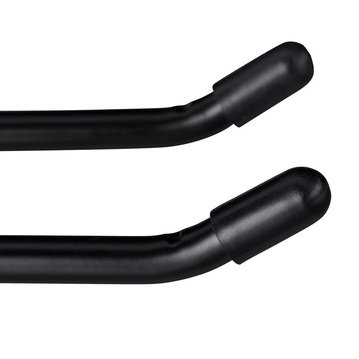 2XWANDHAKEN - Schwarz, Kunststoff/Metall (9/7.5/24cm) - Relaxdays