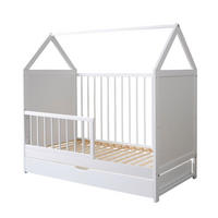BABYBETT 60x120 cm mit Matratze & Schublade in weiß - Weiß, Holz (60/120cm) - Kids Collective