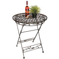 TISCH Bistrotisch Avis Rund 70 cm 1850 - Braun, Metall (70/70/75cm) - DanDiBo