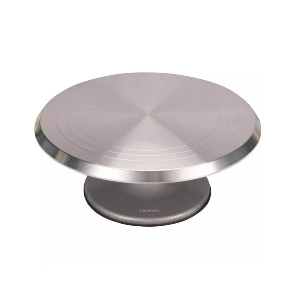 ETAGERE Silber 31/31/12.5 cm 52561 - Silberfarben, Metall (31/12.5cm) - Klausberg 