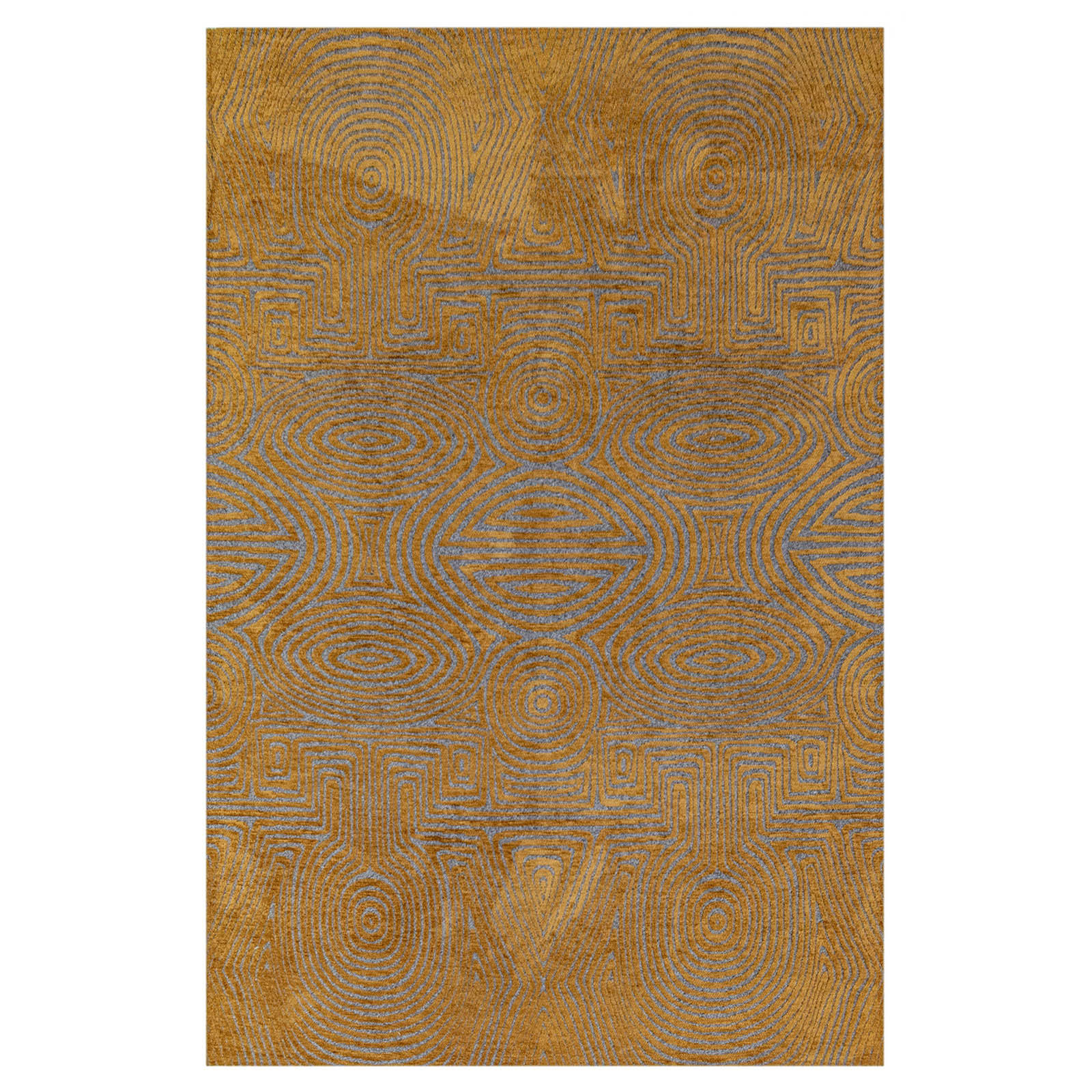 Lola&Moi Teppich Gold 240x340 cm