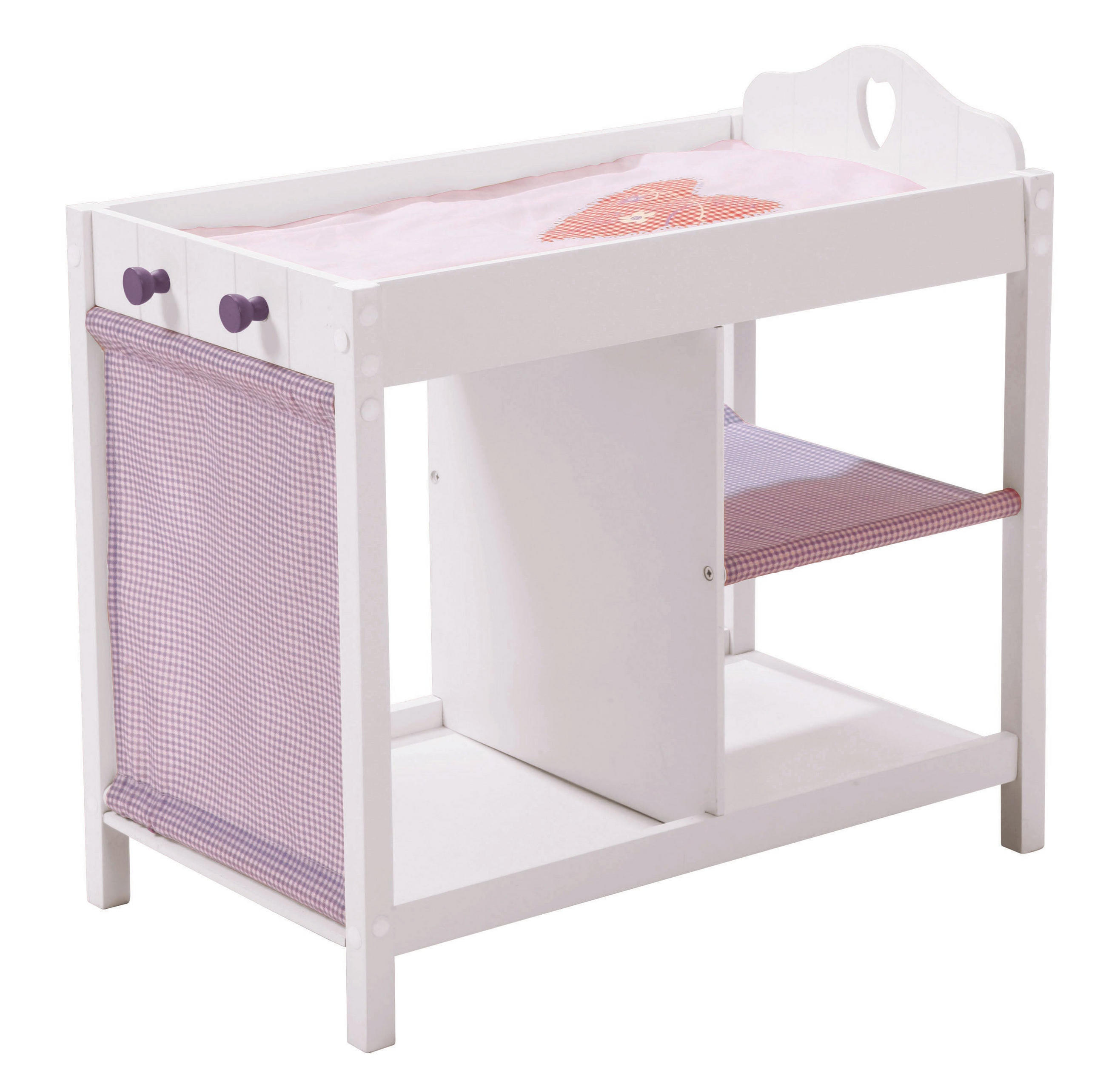 PUPPENKOMMODE Fienchen - Rosa, Holzwerkstoff (30/49.5/52cm) - Roba