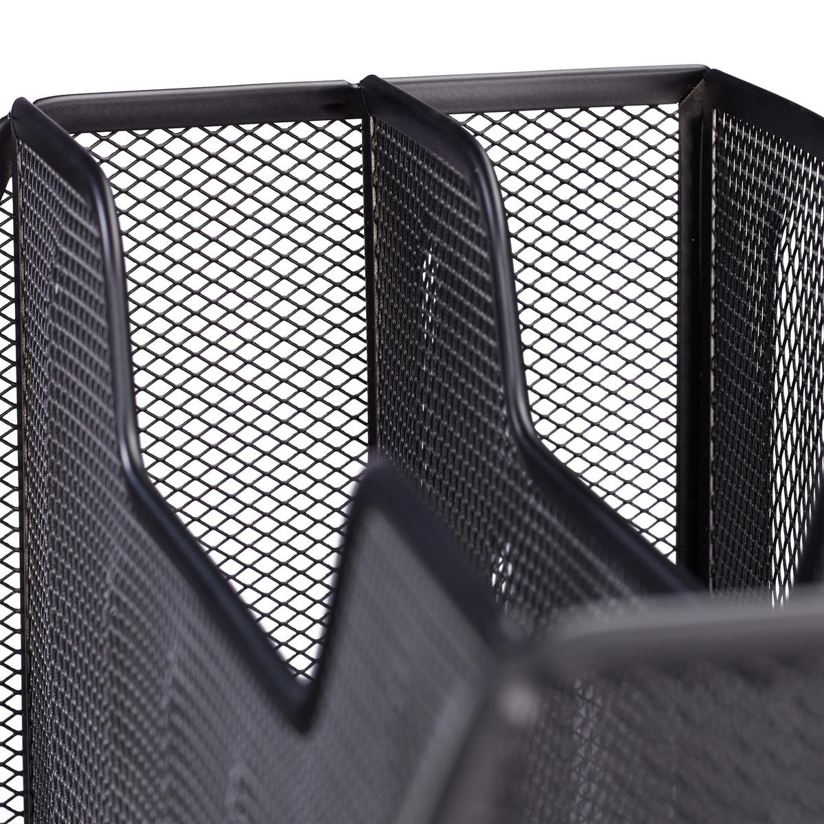 DOKUMENTENABLAGE - Schwarz, Metall (32/24/29cm) - Relaxdays