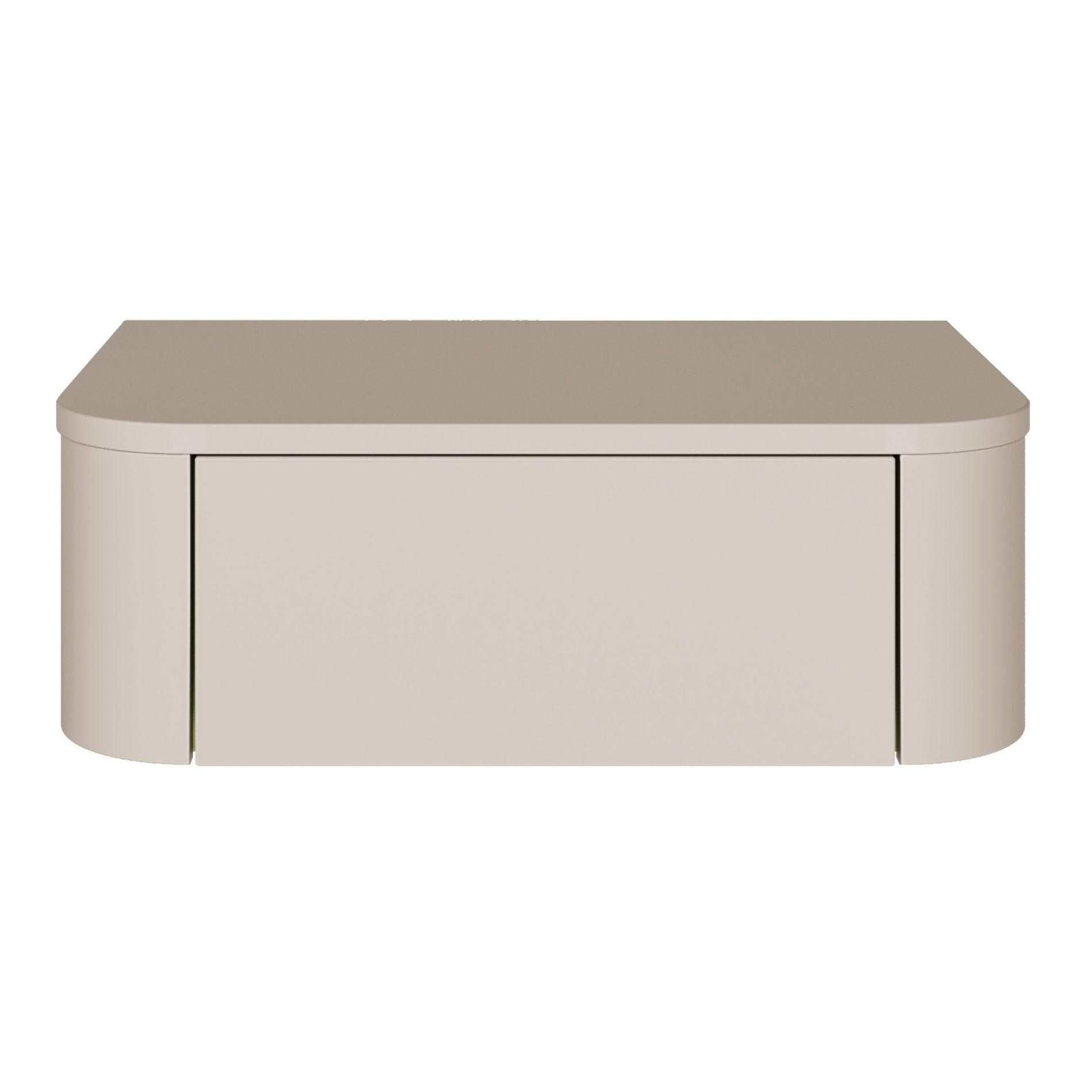 NACHTTISCH 2-er Set Luvio Kaschmirgrau 59 cm - Taupe, Holzwerkstoff (59.1/20/39cm) - Selsey